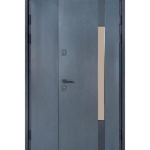 Metāla durvis TERMO HOUSE 705/431 (1200mm) Tumšs Antracīts/Antracīts pelēks