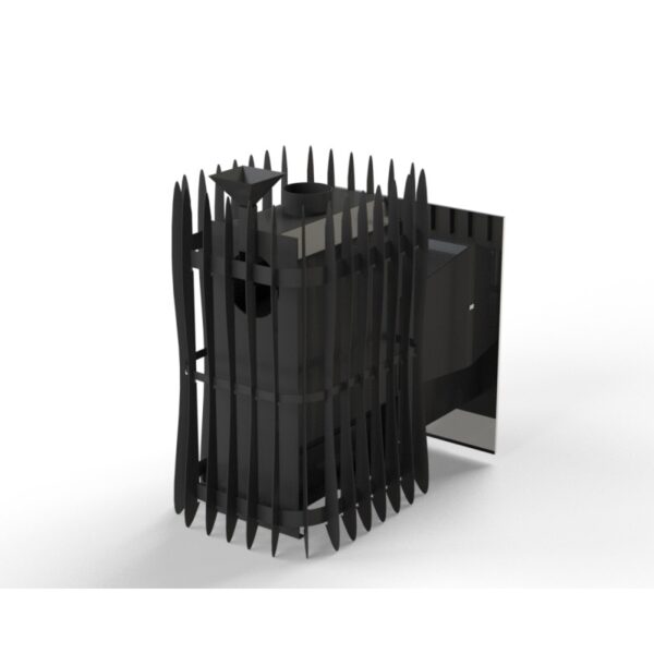 Pirts krāsns Hotrock GRID ar iekšējo akmeņu krātuvi 20m3 - Image 4