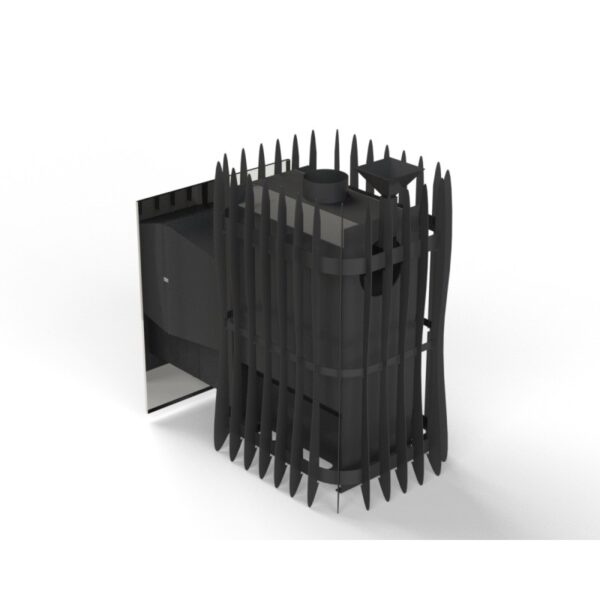 Pirts krāsns Hotrock GRID ar iekšējo akmeņu krātuvi 20m3 - Image 5