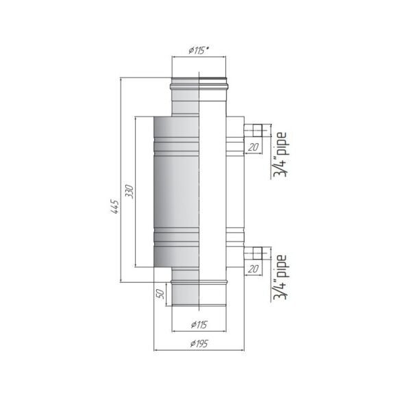 Siltummainis 8, 430, D115 - Image 2