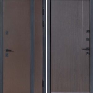 Metāla durvis TERMO HOUSE modelis 710/265 Venge tumšs/Venge tumšs